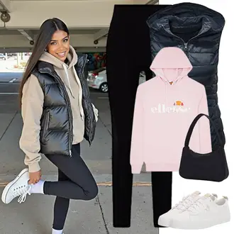 Sommer Outfit mit Schwarz Leggings Alpha Industries "Bequemes Outfit für den Frühling"