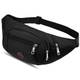 Bauchtasche für Damen und Herren Gürteltasche Schwarz Hüfttasche Outdoor Handytasche Sport Wasserdicht Laufgürtel Geldgürtel für Camping Wandern Fitness Fahrrad Reisen Jagd Groß