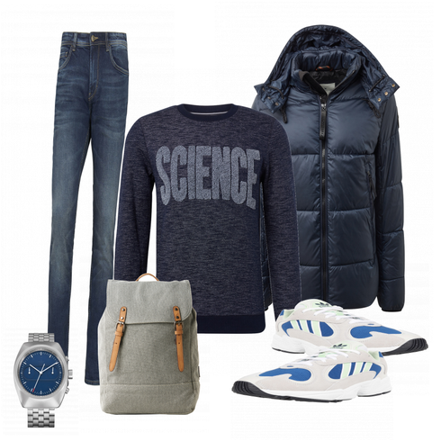 Grau Accessoire Adidas kombinieren