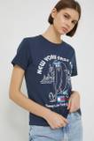 Modra Tommy Jeans Majice za dame image