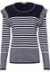 IN LINEA Strickpullover navy / weiß