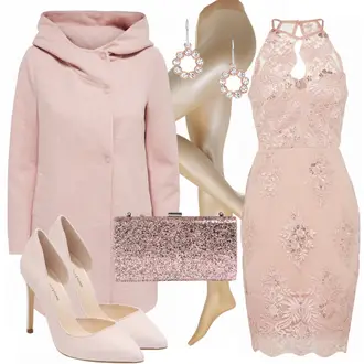 Outfit mit Grau lipsy "Silvesterglanz"
