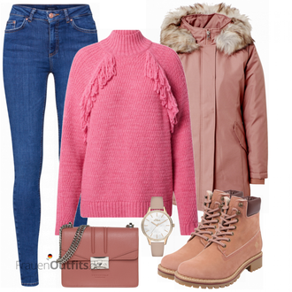 Outfit mit Braun Stiefel Apple of Eden "Cooles Herbst Outfit"