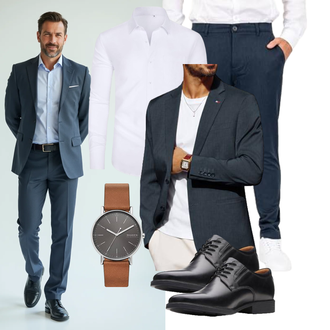 Casual Hochzeit Outfit mit J.VER , PJ PAUL JONES "Business Outfit"Look: Boyfriend, Casual, Classic, Sportlich, Zuhause, Stil, Business, Dad, Geburtstag, Vatertag, Hochzeit, Konzert, Bar, Theater, Wasen, Moderne, Büro, Party, Bank