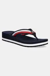 Japonke TH CORP MID WEDGE BEACH SANDAL enske, mornarsko modra barva, FW0FW08517