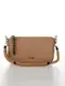 Umhängetasche mit schönem Flechtriemen Taschenherz Beige