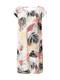 s.Oliver Kleid offwhite / schwarz / koralle / camel / nude