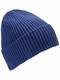 CAMEL ACTIVE Strickmtze aus Baumwolle und Kaschmir blau