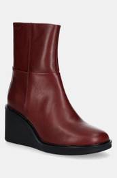 Usnjeni glenarji DEENA enski, bordo barva, 5832-101-42