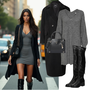 Outfity s dlouhými pletenými šaty image
