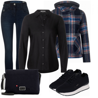 Outfit mit Mischfarben Sneaker GANT "Herbstliches Freizeit Outfit"