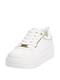 Pull&Bear Sneaker gold / weiß