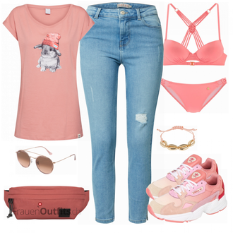 Outfit mit Bademode Lascana "Praktischer Look"