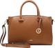 L.CREDI Henkeltasche ''''Felicia'''' hellbraun / braun / cognac