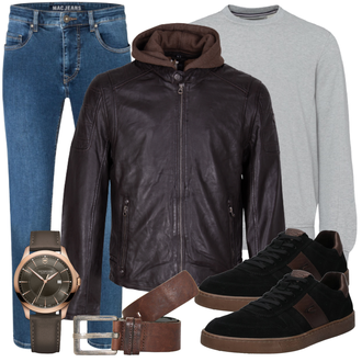 Outfit mit Schwarz Sneaker Camel Active "Cooles Outfit"