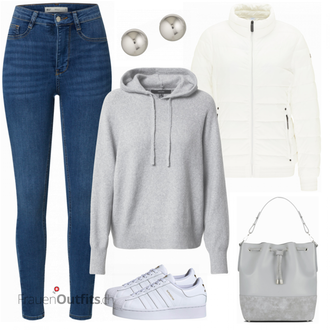 Outfit mit Blau Große Größe Gina Tricot "Sportlich schicker Alltagslook"