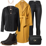 Tenues d'Hiver Noir Pantalon Grandes Tailles pour Femmes image