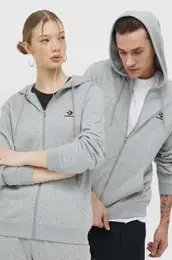 Pulover siva barva, s kapuco