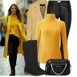 Mom Jeans Outfits für den Winter image