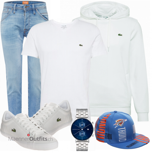 Blau Lacoste kombinieren