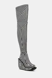 Elegantni kornji Wa Long Boot Hi enski, rna barva, 1087851082