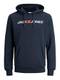 JACK & JONES Male Hoodie Logo MNavy Blazer