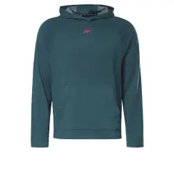Reebok Sport Sweatshirt ''''Workout Ready'''' dunkelgrün / pink