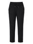 Čierne slim fit látkové nohavice image