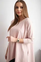 marka niezdefiniowana Blouse oversize dark powdered pink