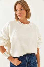 Women's Three Thread Raised Oversize Sweatshirt