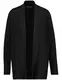 GERRY WEBER Strickjacke mit Schalkante schwarz
