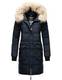 MARIKOO Wintermantel ''''Chaskaa'''' navy / schwarz