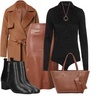 Outfit mit Blau Etui/Uhrenbox/Uhren Geschenkset Swarovski "Business Look für Damen"