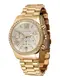 MICHAEL Michael Kors Uhr 'Lexington' gold / transparent / perlwei