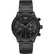Emporio Armani Herren-Chronograph, 43 mm Gehäusegröße