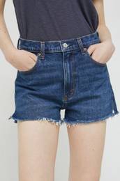 Jeans kratke hlae enski, mornarsko modra barva
