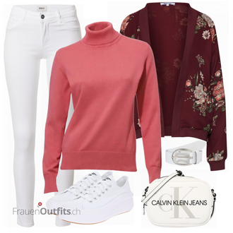Outfit mit Weiß Sneaker Converse "Super für die Freizeit"