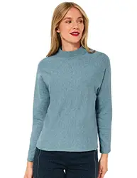 Street One Damen A302109 Strickpullover, Milky Jade Melange, 38