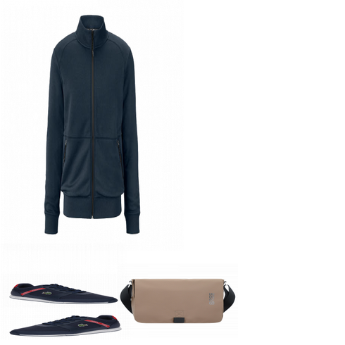 Blau Sportjacke Tchibo kombinieren