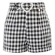 Belle Poque Frauen freizeits Casual Shorts Gitter high Waist hot Pants Mini Sommershorts M BP858-1