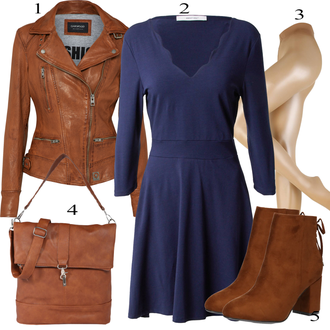 Marche tenues avec Marron/Marron foncé/Rose Veste de Printemps/Veste en Cuir Veste en Simili Cuir/Veste de Motard/Bomber en Cuir/Veste d'Automne/Vintage Veste en Cuir Oakwood "tenues parfaite"Look: Équitation, Marche