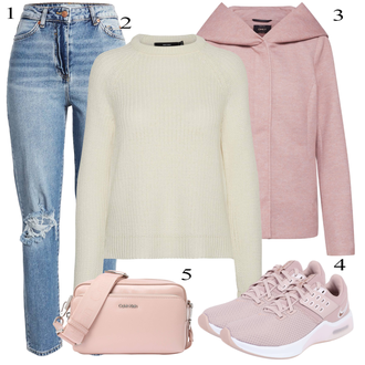 Outfit sa Svjetloplava New Look "Jesenski Outfit"