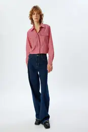 Red Striped Youth Shirt