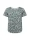 ONLY Carmakoma T-Shirt 'NOVA BECH' beige / jade