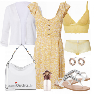Outfit mit Beige/Orange BILLABONG "Sommerblumen"
