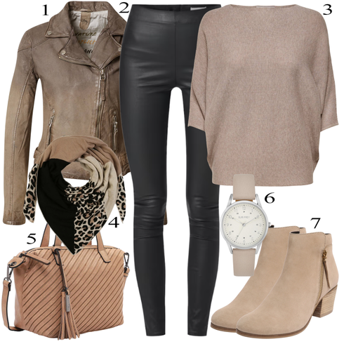 Comment poter Marron/Beige/Gris/Violet Pull à Col Cascade/Pull Simple/Pull Oversize/Pull en Cachemire/Pull à Manche Chauve-souris/Cardigan Col Montant/Gilet à Manches Courtes/Cardigan Col Rond/Cachemire-Cardigan/Poncho/Poncho en Tricot/Tunique JdY avec Beige/Marron/Kaki Montre à Chaîne/Outil de Montre/Montre-bracelet Suri Frey