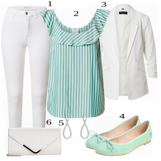 Outfit s Šedá Kalhoty Gina Tricot "Super hezký Outfit pro kancelář"