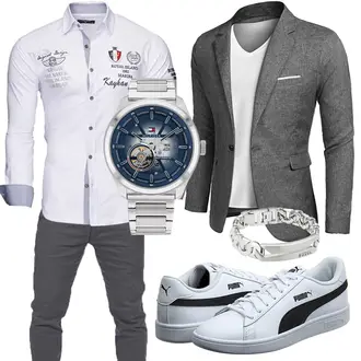 Business Outfits mit Blau Anzug "Buro Outfit"