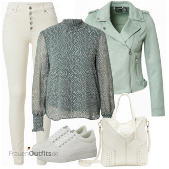 Outfit mit Lederjacke VERO MODA "Perfekt für den Frühling"