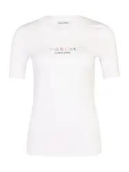 Calvin Klein T-Shirt mischfarben / schwarz / weiß